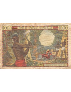 Tchad Tchad 1000 francs 1963 2