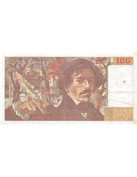 Billets français 100 francs 1991
