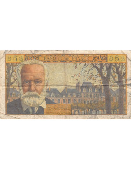 Victor Hugo 5 francs 1962
