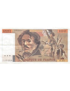 Billets français 100 francs 1991