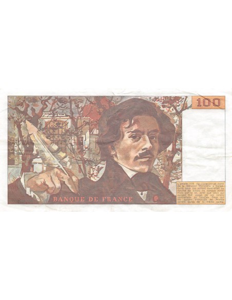 Billets français 100 francs 1985