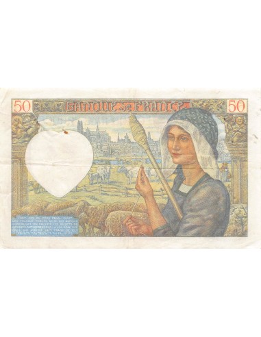 Billets Banque de France 50 francs 1941