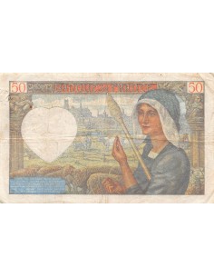 Billets Banque de France 50 francs 1941 2