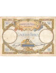 Luc Olivier Merson 50 francs 1934