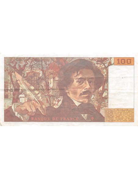 Billets français 100 francs 1991