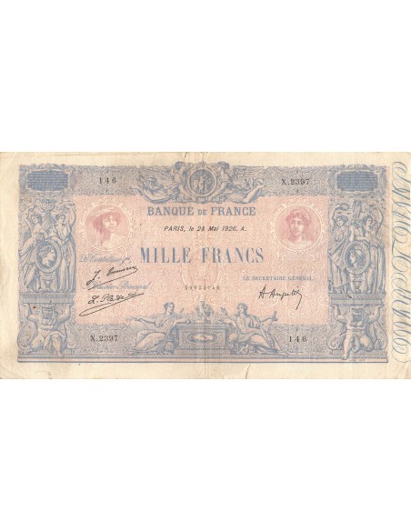 1000 francs 1926
