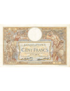 Billets Banque de France 100 francs 1929