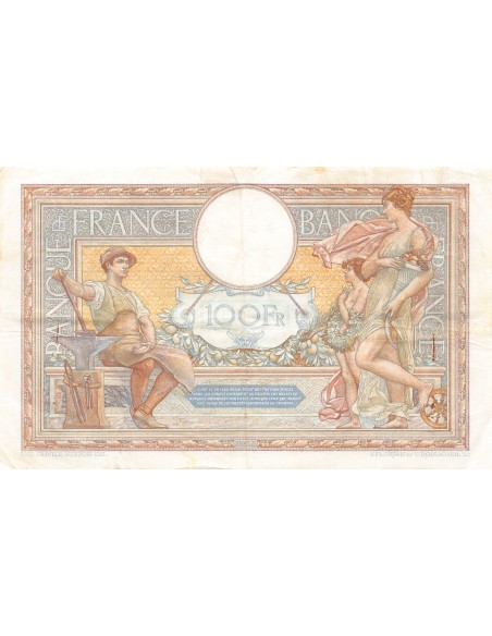 Billets Banque de France 100 francs 1937