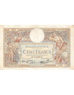 Billets Banque de France 100 francs 1938