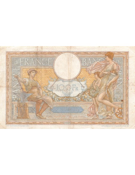 Billets Banque de France 100 francs 1938