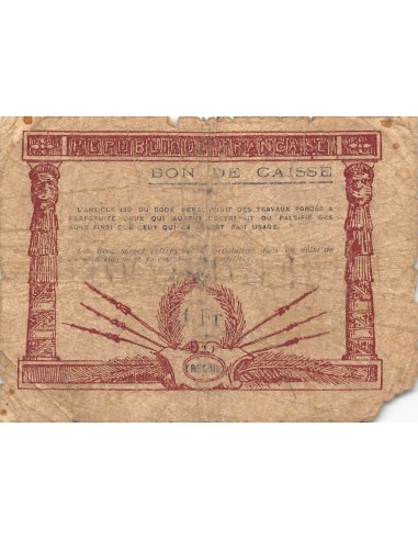 Nle Calédonie Nouvelle-Calédonie 1 franc 1919