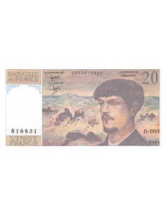 Debussy 20 francs 1980