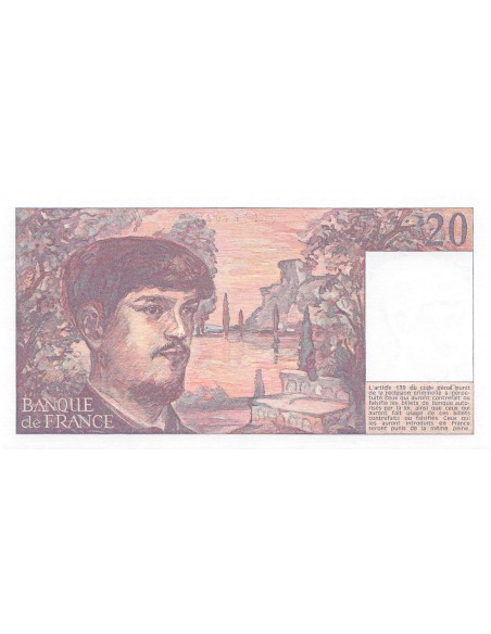 Debussy 20 francs 1980