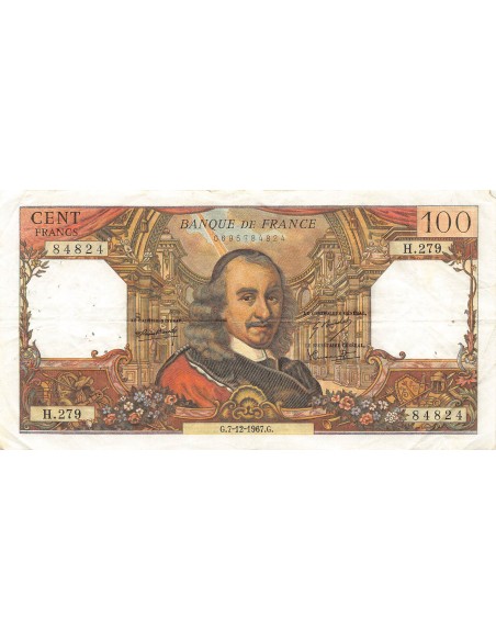 Billets Banque de France 100 franc 1967