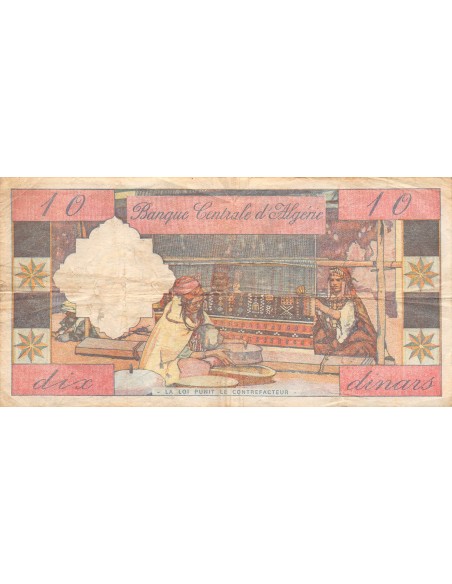 Algérie Algérie 10 dinars 1964