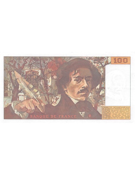 Billets français 100 francs 1990