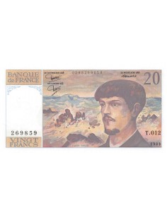 Debussy 20 francs 1982