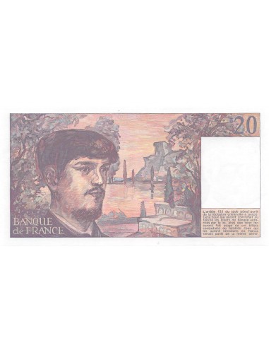 Debussy 20 francs 1982