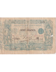 Algérie Algérie 100 francs 1919