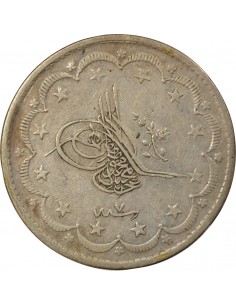 Empire Ottoman Abdülmecid Ier 20 kurush Argent 1845 Constantinople 2