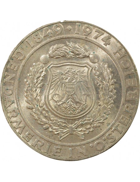 Autriche Police Autrichienne 50 shillings Argent 1974 A Vienne