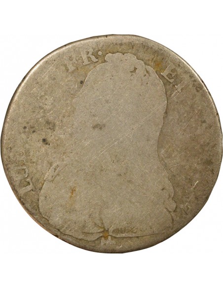 Louis XV Aux Rameaux d'Olivier 1/2 écu Argent 1726 R Orléans