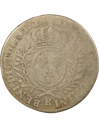 Louis XV Aux Rameaux d'Olivier 1/2 écu Argent 1726 R Orléans