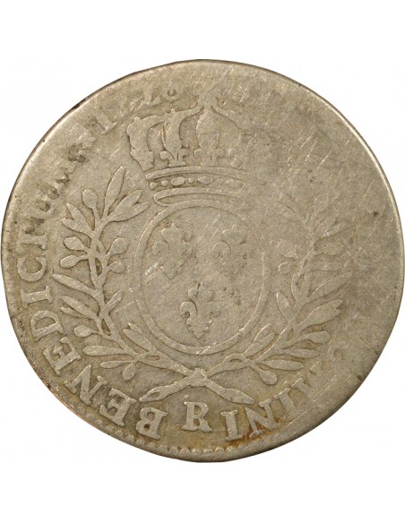 Louis XV Aux Rameaux d'Olivier 1/2 écu Argent 1726 R Orléans