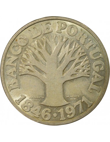 Portugal Vasco de Gama Banque Nationale 50 escudos Argent 1971