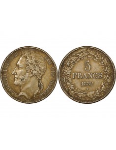 Belgique Léopold Ier Tête laurée