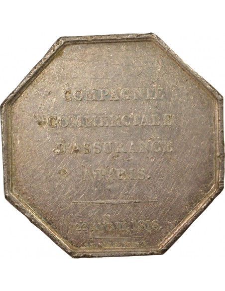 Compagnie Commerciale d'Assurance Argent 1818