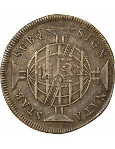 Brésil Jean VI Type 1 960 reis Argent 1810 R Rio de Janeiro 2