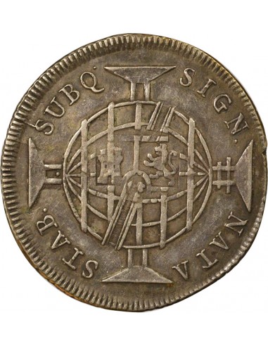 Brésil Jean VI Type 1 960 reis Argent 1810 R Rio de Janeiro