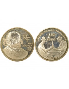 Paul Cézanne Paul Cézanne 1 1/2 euro Argent 1993 Pessac