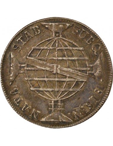 Brésil Jean VI Type 1 960 reis Argent 1817 R Rio de Janeiro