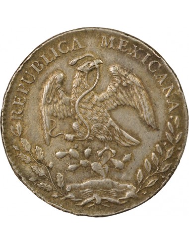 Mexique République Fédérale 8 reales Argent 1889 Guadalajara