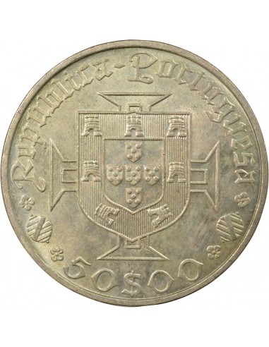 Portugal Vasco de Gama Vasco de Gama 50 escudos Argent 1969