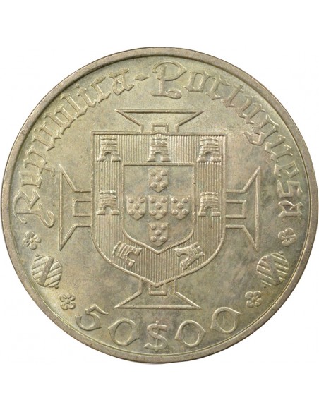 Portugal Vasco de Gama Vasco de Gama 50 escudos Argent 1969