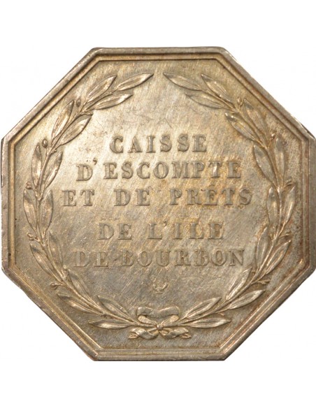 Isles de France et de Bourbon Caisse d'Escompte et de Prêts Argent 1824-1830