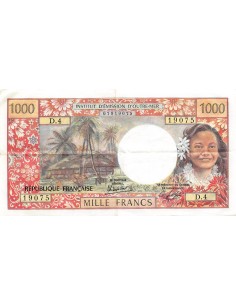 Tahiti Tahiti 1000 francs 1983
