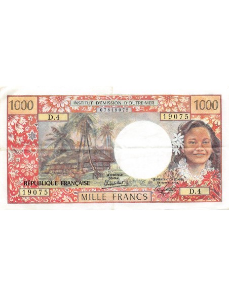 Tahiti Tahiti 1000 francs 1983