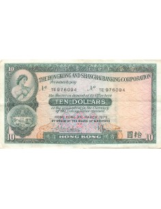 Hong-Kong Hong Kong 10 dollars 1979