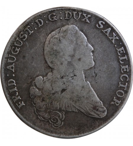 ALLEMAGNE, SAXE, FREDERIC AUGUSTE - THALER ARGENT 1767﻿