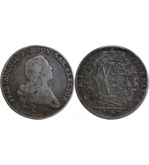 ALLEMAGNE, SAXE, FREDERIC AUGUSTE - THALER ARGENT 1767﻿ 2