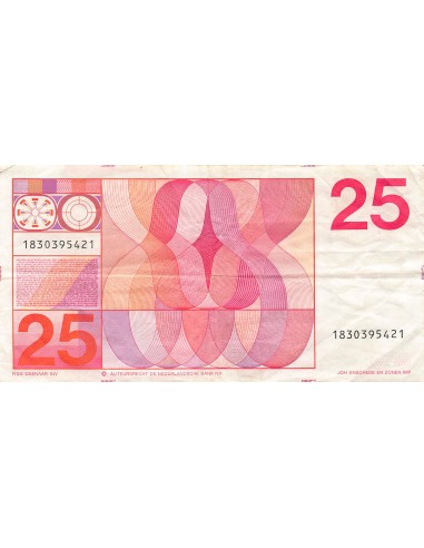 Pays-Bas Pays-Bas 25 gulden 1971
