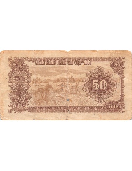 Vietnam Hô Chi Minh Vietnam 50 dong 1951