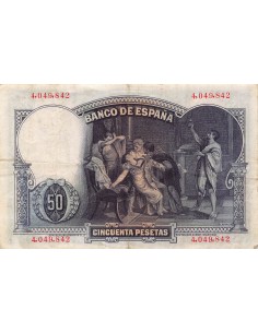 Espagne 50 pesetas 1931 2