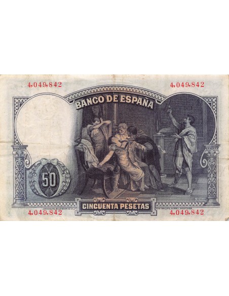 Espagne 50 pesetas 1931