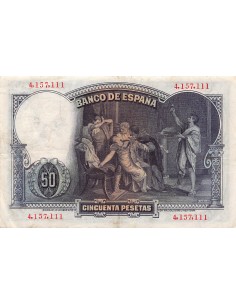 Espagne 50 pesetas 1931 2