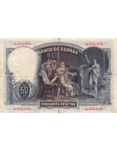 Espagne 50 pesetas 1931 2